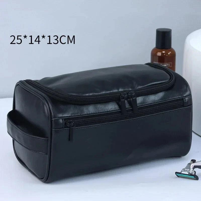 Trousse de toilette cuir homme – Idéale pour les déplacements