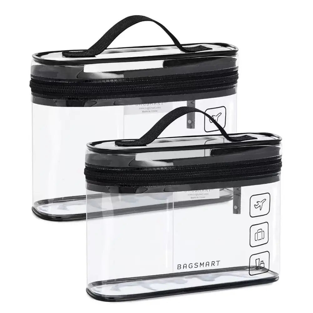 Trousse de toilette transparente