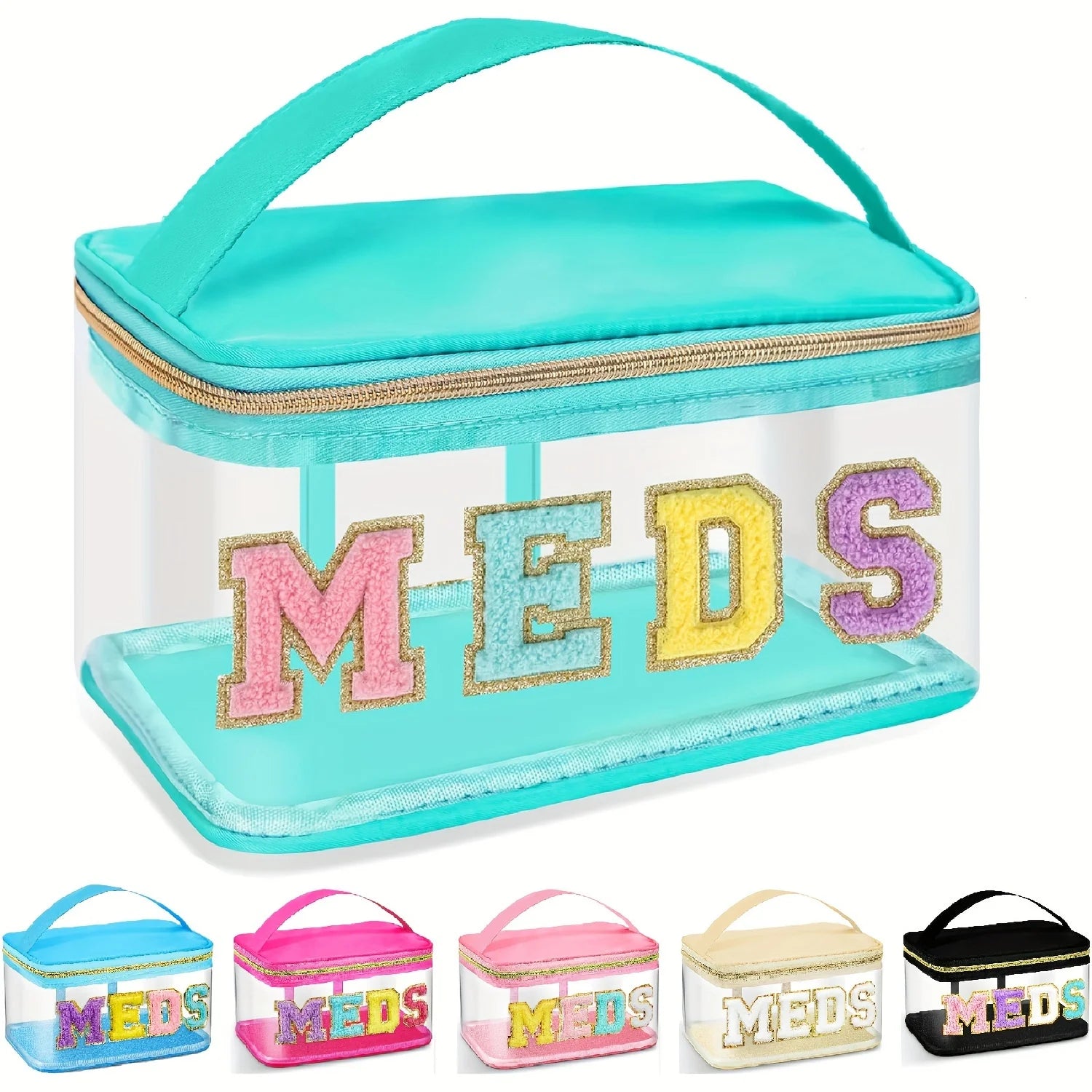 Trousse de toilette transparente grande capacité