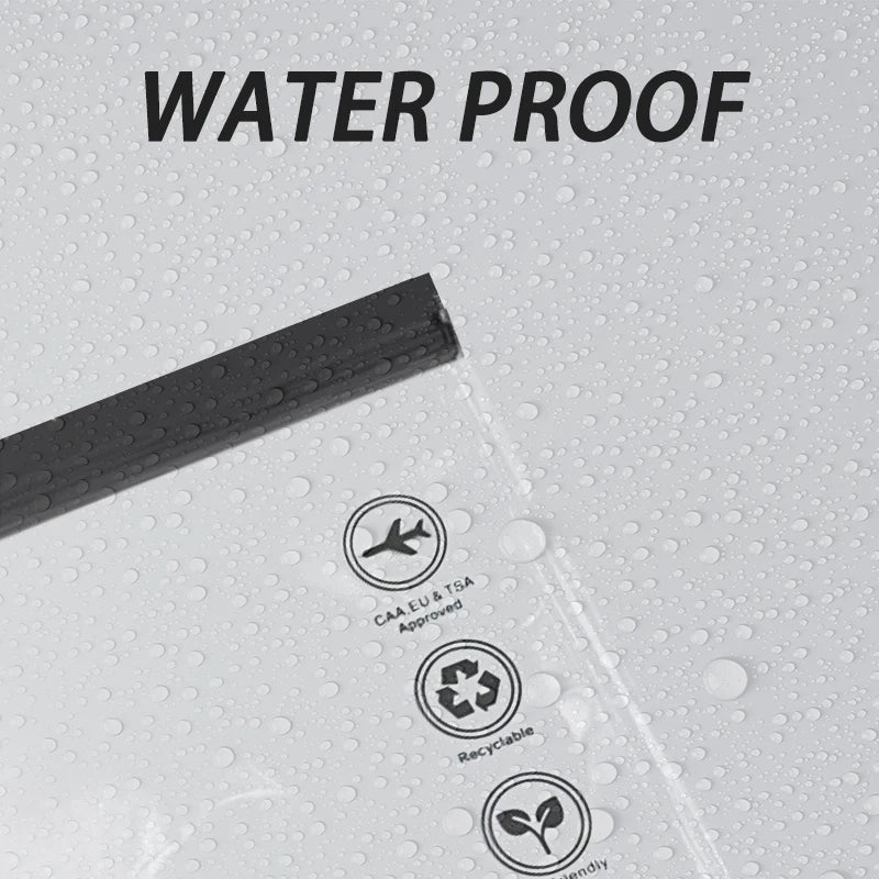 Trousse de toilette – PVC transparent avion