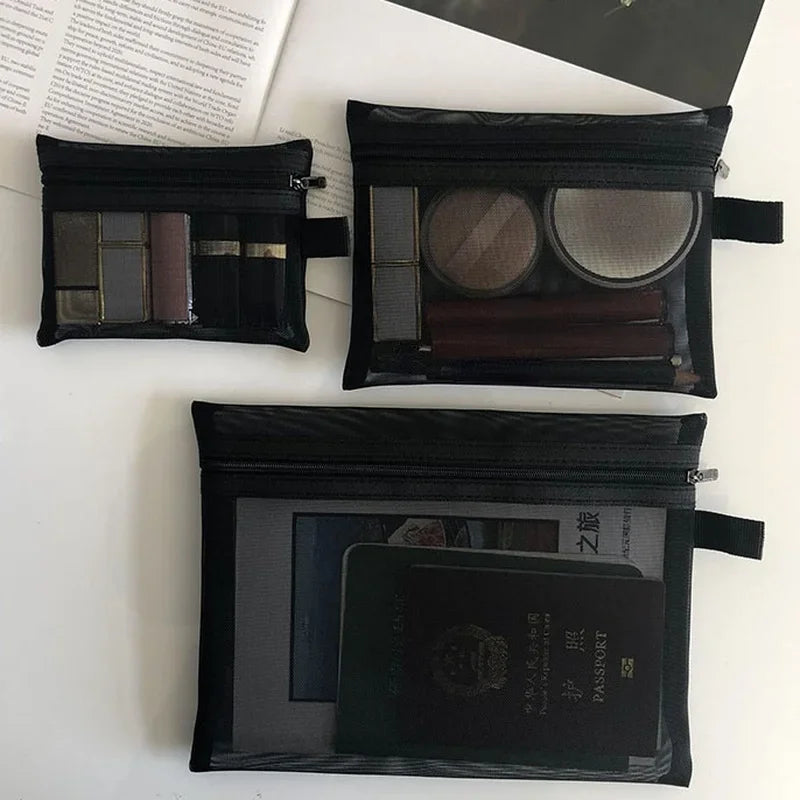 Trousse de toilette transparente voyage