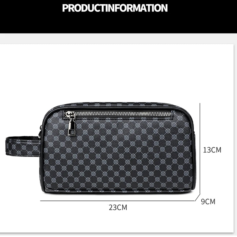 Trousse de toilette cuir. Élégante, compacte et idéale pour le voyage