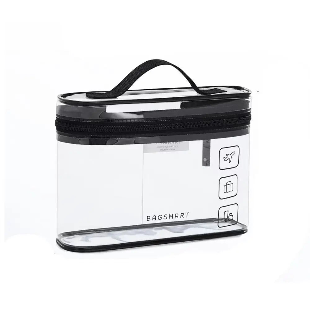 trousse de toilette transparente avion imperméable