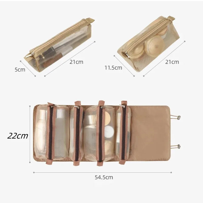 Grosse trousse de toilette pliable