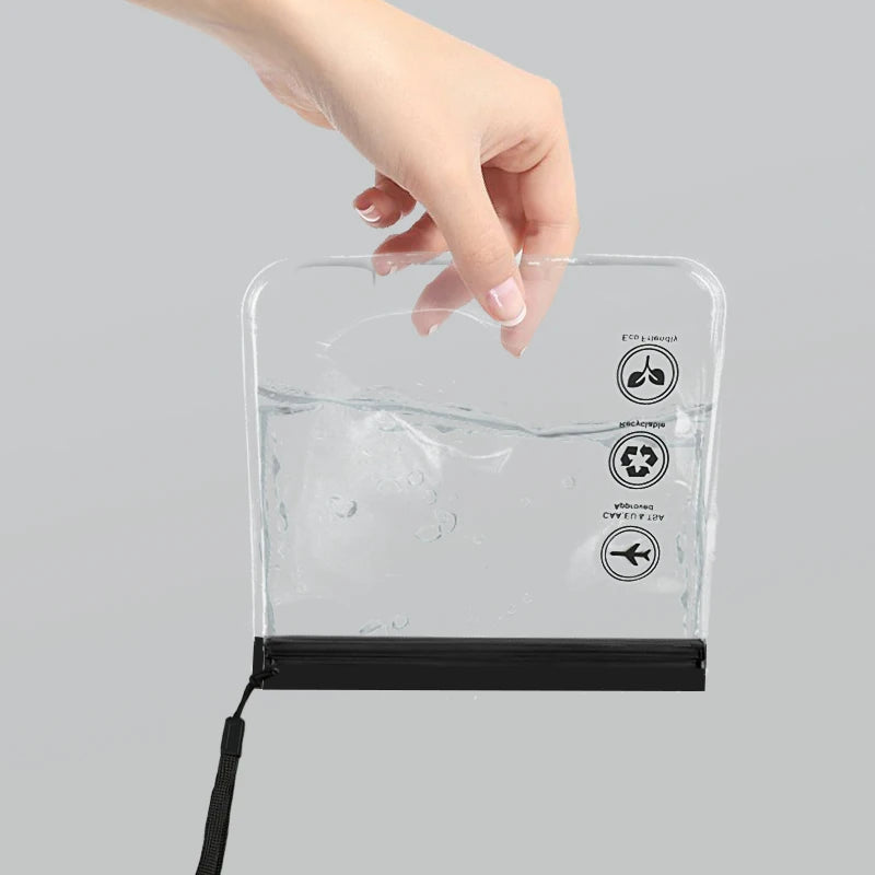 Trousse de toilette – PVC transparent avion