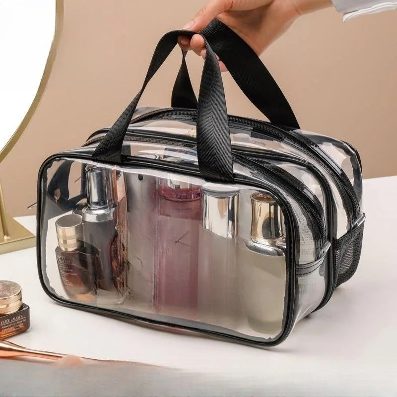 Trousse de toilette transparente – Design pratique waterproof