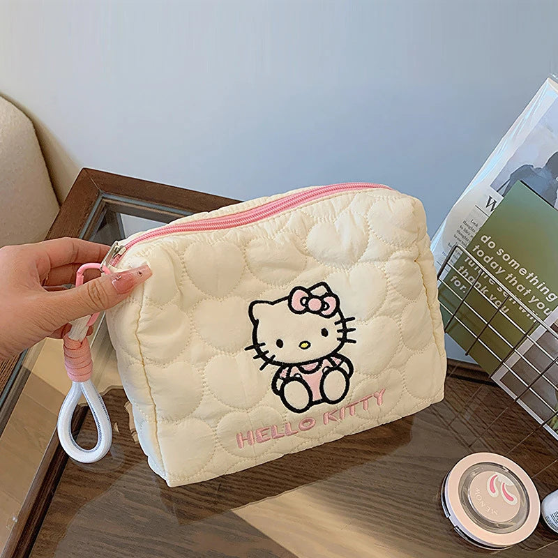 Trousse de toilette bébé Hello Kitty, kawaii, compacte et spacieuse pour tous les essentiels