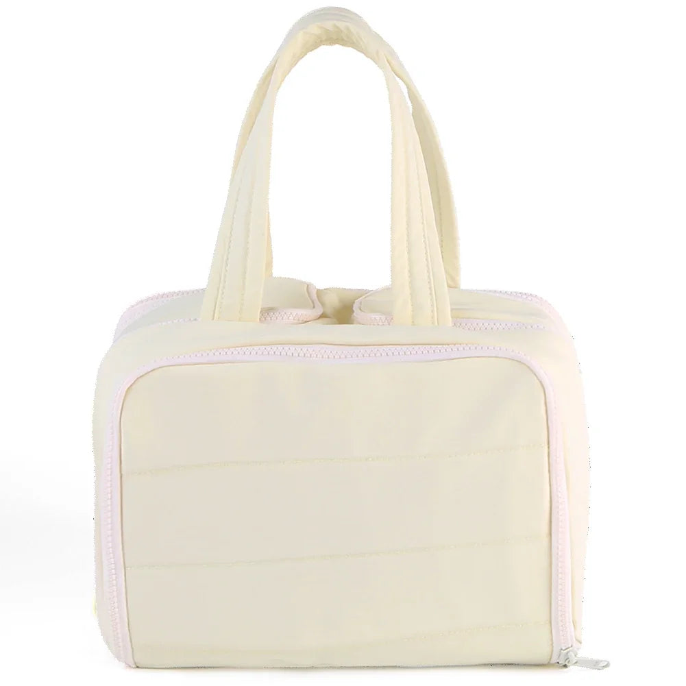Grosse trousse de toilette femme – Sac de rangement maquillage multi-poches
