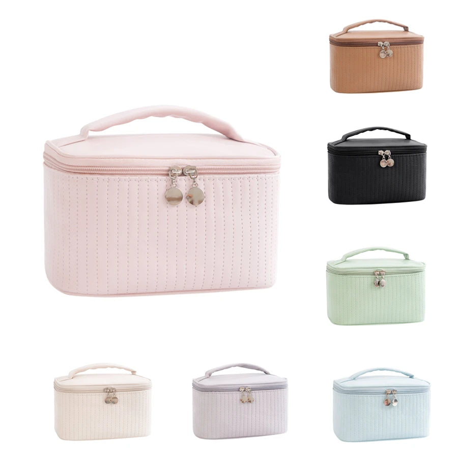 Trousse de toilette vanity femme – Élégante, compacte et facile à transporter