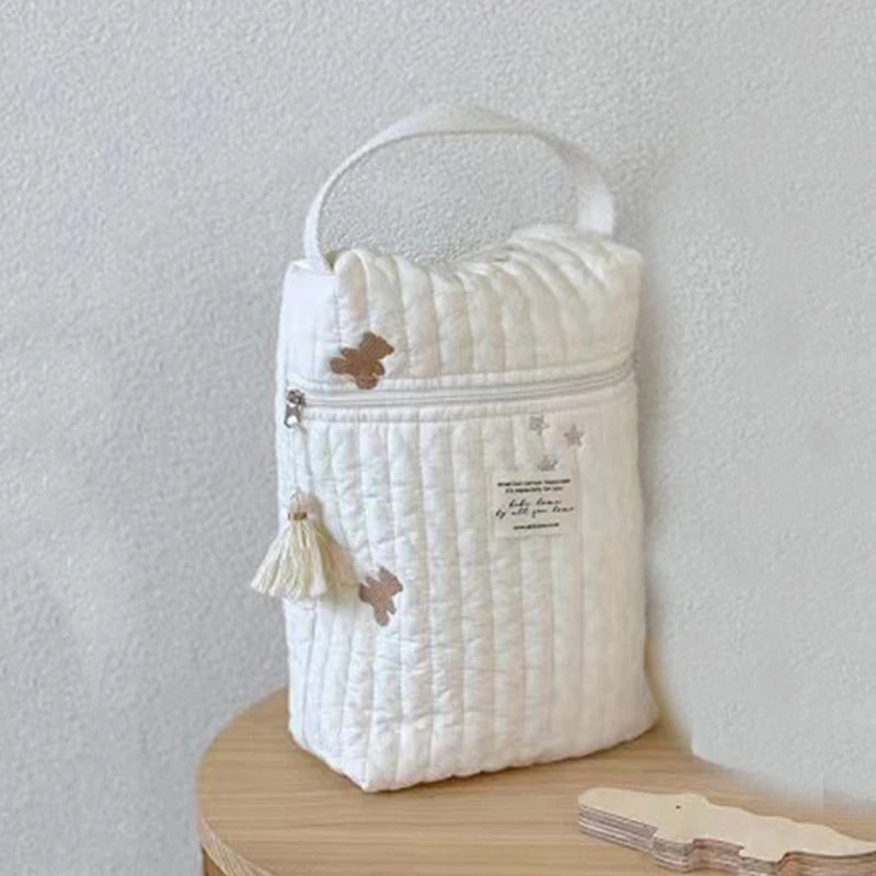 Trousse de toilette femme suspendue matelassée