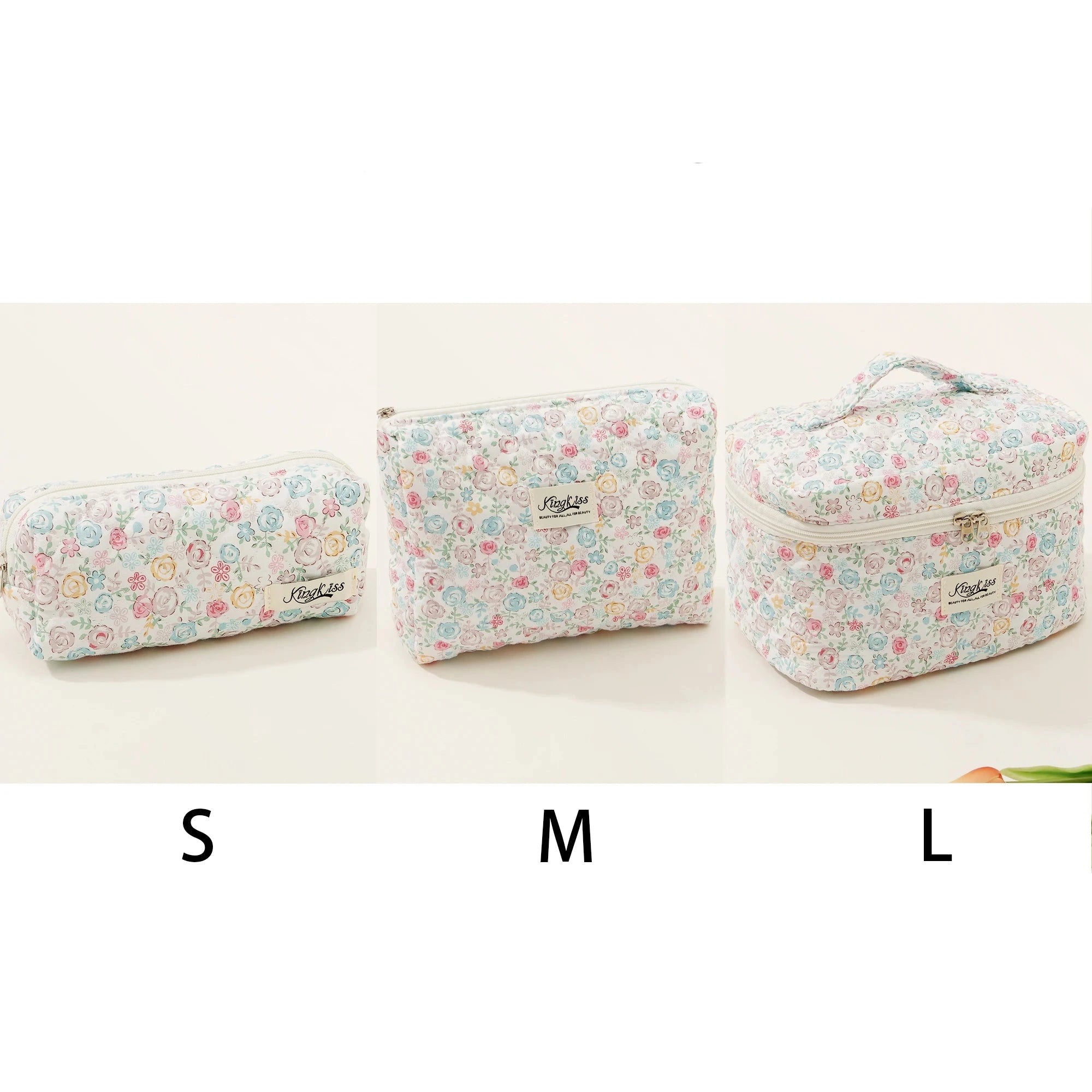 Trousse de toilette femme compacte matelassée