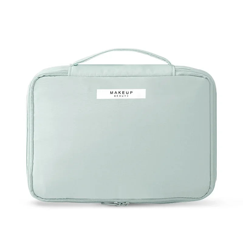  Trousse de toilette femme vanity vert d’eau – compacte, élégante et idéale pour organiser ses essentiels de beauty