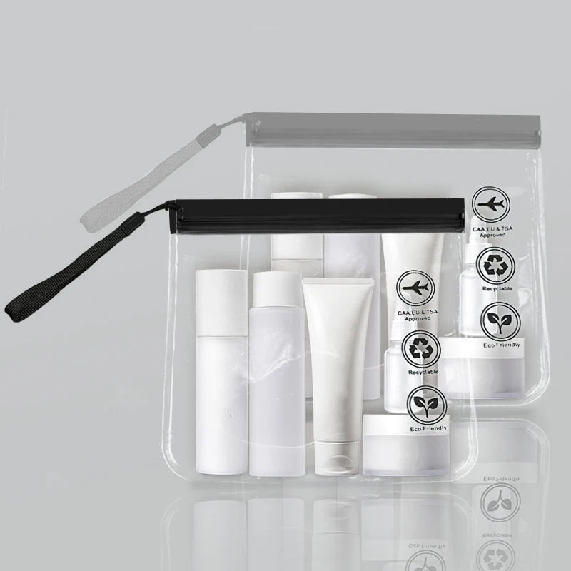 Trousse de toilette – PVC transparent avion