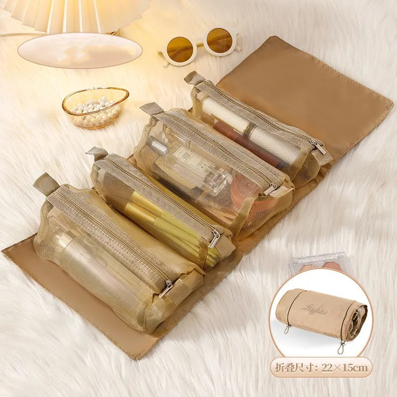 Grosse trousse de toilette pliable
