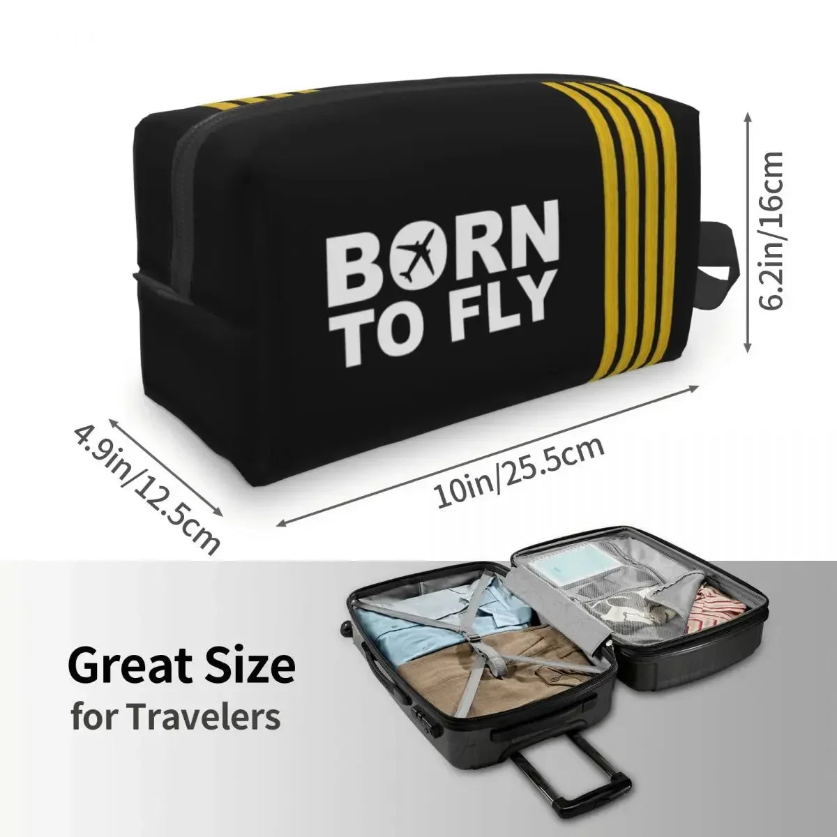 Trousse de toilette avion – capitaine pilote