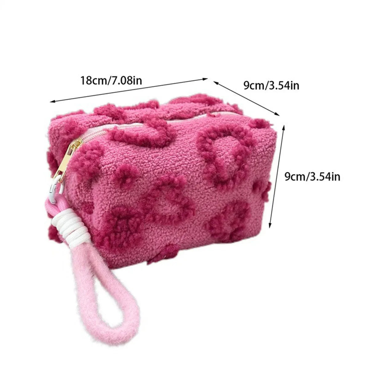 Trousse de toilette matelassée – Douceur, capacité & design peluche pour femme