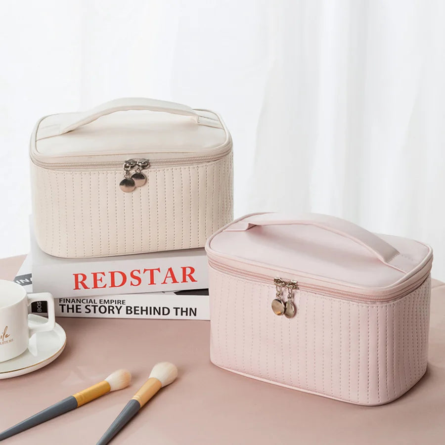 Trousse de toilette vanity femme – Élégante, compacte et facile à transporter